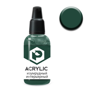F181 Pacific88 Краска акриловая Acrylic Изумрудный интерьерный / Emerald interior