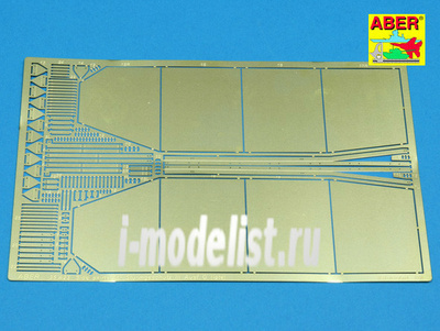 35 A023 Aber 1/35 Фототравление для Side skirts for Sturmgeschütz III, Ausf. G (late model)