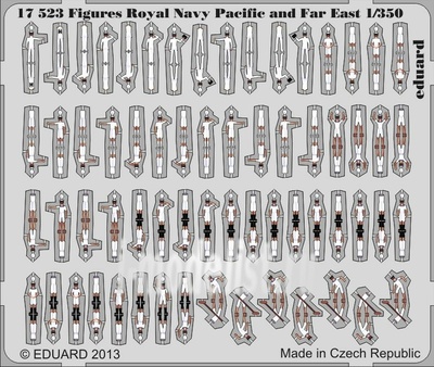 17523 Eduard 1/350 Фототравление для Figures Royal Navy Pacific and Far East  1/350