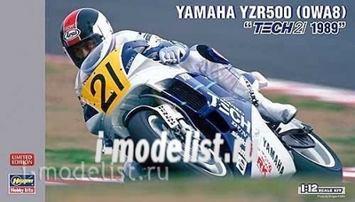 21708 Hasegawa 1/12 YAMAHA YZR500 (0WA8) TECH 21 1989