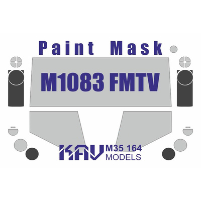 M35 164 KAV models 1/35 Окрасочная маска для модели M1083 FMTV (Т$ач)