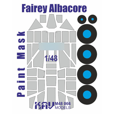 M48 066 KAV models 1/48 Окрасочная маска на Fairey Albacore (Трубач)