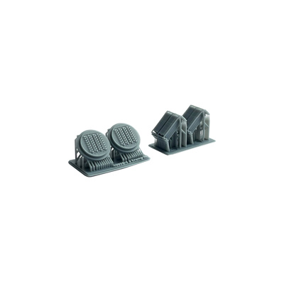 RS48058 Э.В.М. 1/48 Устройство выброса пассивных помех УВ-26М для модели вертолета Мu-8 (Трубач)