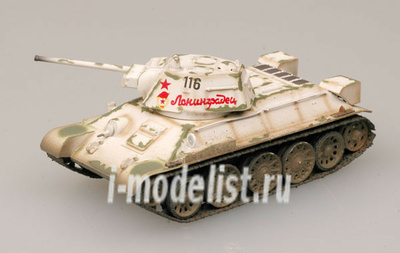 36269 Easy model 1/72 Собранная и покрашенная модель  бронетехника танк тип 34/76, мод. 1943г. 