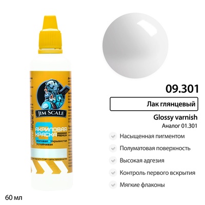 09.301 Jim Scale Лак глянцевый