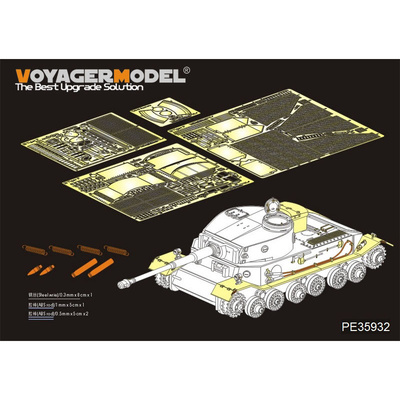 PE35932 Voyager Model 1/35 Фототравление для German Panzerkampfwagen VI (P) WWII