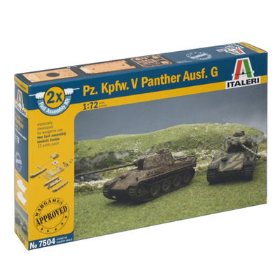 7504 Italeri 1/72 Немецкий средний танк Pz.Kfpw. V Panther Ausf. G (быстрая сборка)