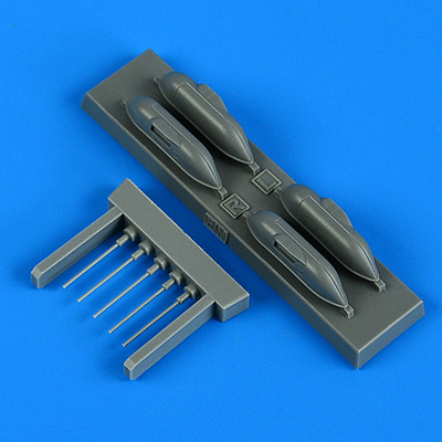 QB72 661 Quickboost 1/72 Gun Compartments for Messerschmitt Bf-109G-6/R6