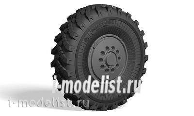 35138 Miniarm 1/35 Набор колес ОИ-25  (Омскшина) с бронеколпаками для автомобиля 4320 (6шт плюс запаска)