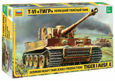 3646 Звезда 1/35 Немецкий тяжелый танк T-VI «Тигр»