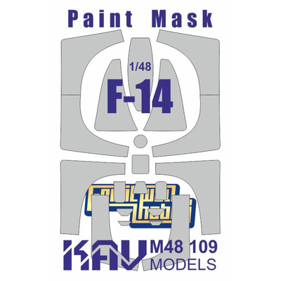 M48 109 KAV models 1/48 Окрасочная маска для моделей F-14 (Great Wall Hobby)