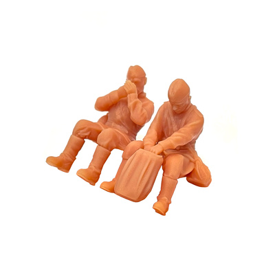 DVC35014 DVC 1/35 Набор фигур «Советская пехота», вариант 1 (2 фигуры в наборе)