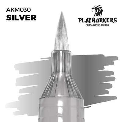 AKM030 AK Interactive Акриловый маркер PLAYMARKER - Серебро / SILVER – PLAYMARKER