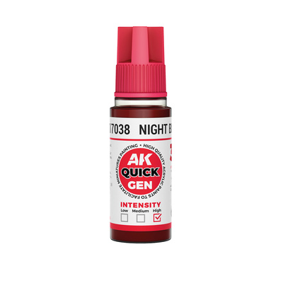 AK17038 AK Interactive Краска акриловая QUICK GEN - Ночная кровь / NIGHT BLOOD