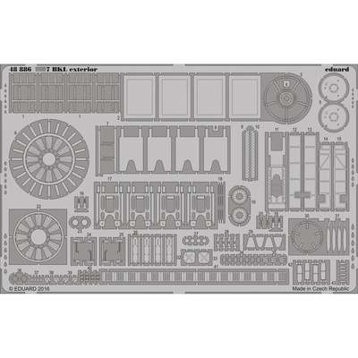 48886 Eduard 1/48 Фототравление для С-7 экстерьер
