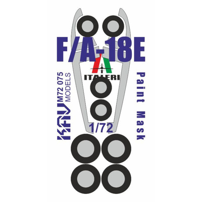 M72 075 KAV Models 1/72 Окрасочная маска на F/A-18E (Italeri)