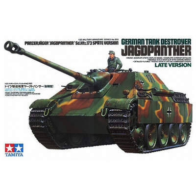 35203 Tamiya 1/35 Немецкое самоходное 80 мм противотанковое орудие Jagdpanther (поздняя версия)