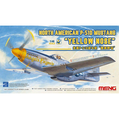 LS-009 Meng 1/48 Американский истребитель North American P-51D Mustang «Yellow Nose»
