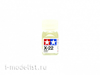 80022 Tamiya X-22 Clear (Transparent) Enamel paint