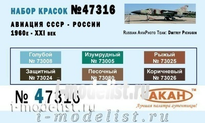 47316 Акан Тематический набор красок 