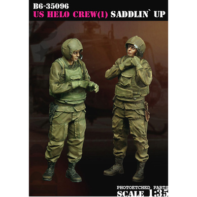B6-35096 Bravo-6 1/35 U.S. Helo Crew (1) Saddlin' Up / Экипаж Вертолета США (1) 
