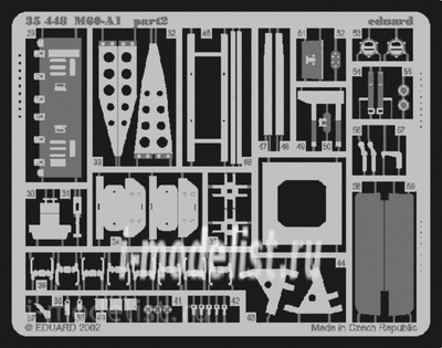 35448 Eduard 1/35 Фототравление для M-60A1