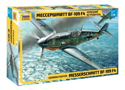 4806 Zvezda 1/48 German fighter Messerschmitt Bf-109F4