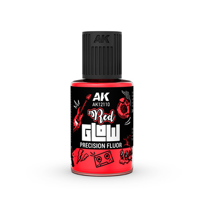 AK12110 AK Interactive Красный флуоресцентный эффект / Red Glow Precision Fluor