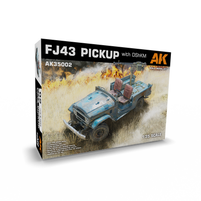 AK35002 AK Interactive 1/35 Внедорожник FJ43 с ДШК