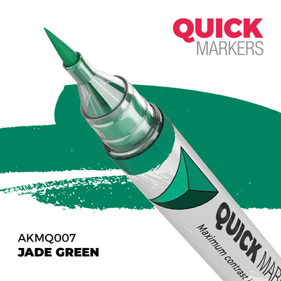 AKMQ007 AK Interactive Маркер QUICK MARKER - Нефритово-зелёный / Jade Green
