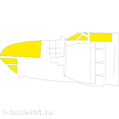 JX272 Eduard 1/32 Окрасочная маска для A-26C Invader TFace