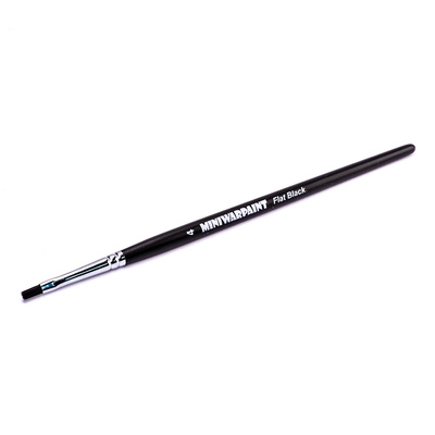 T-109 MiniWarPaint Кисть серии Flat Black №4												