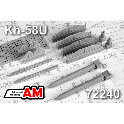 AMC72240 Advanced Modeling 1/72 Противорадиолокационная ракета Х-58У с АКУ-58