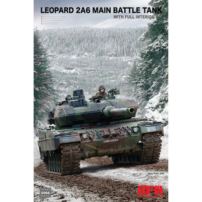 RM-5066 Rye Field Model 1/35 Немецкий танк Леопард 2A6 с полным интерьером