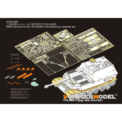 PE351084 Voyager Model 1/35 Фототравление для Немецкого истребителя танков Sd.Kfz.184 
