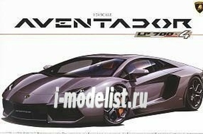 001424 Aoshima 1/24 Car Lamborghini Aventador LP700-4 ( detailed engine)