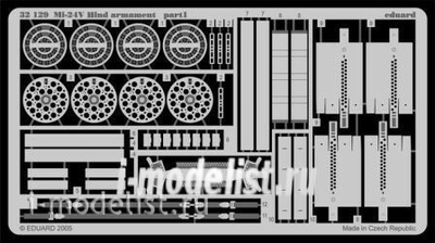 32129 Eduard 1/35 photo etched parts for Hind armament