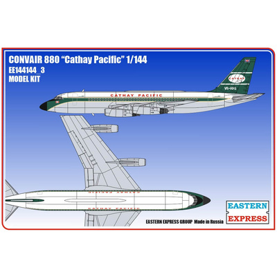 144144-3 Восточный экспресс 1/144 Авиалайнер CV880 CATHAY