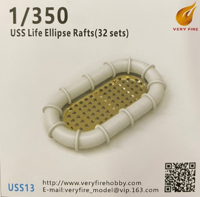 USS13 Very Fire 1/350 Лодки (32 шт)