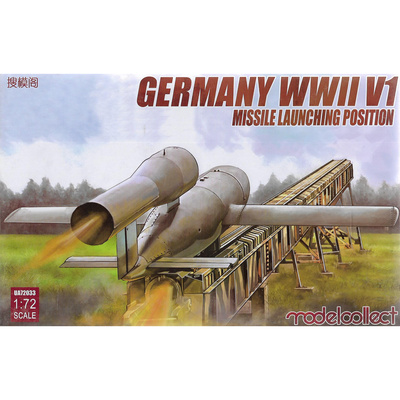 UA72033 Modelcollect 1/72 Немецкая ракетная установка V2 2 в 1 WWII