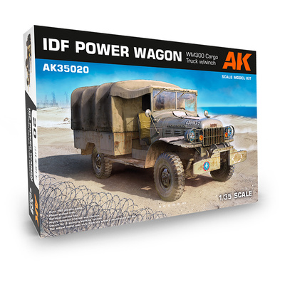 AK35020 AK Interactive 1/35 Грузовой автомобиль IDF Power Wagon WM300 с лебедкой