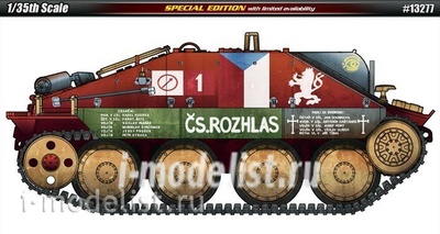 13277 Academy 1/35 Hetzer Prague 1945