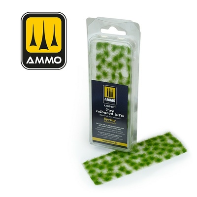 AMIG8417 Ammo Mig Пучки травы - Весна / Two Coloured Tufts - Spring