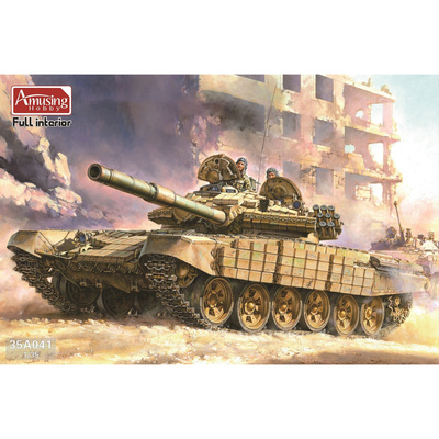 35A041 Amusing Hobby 1/35 Советский танк Т-72АВ с полным интерьером (по лицензии УВЗ)