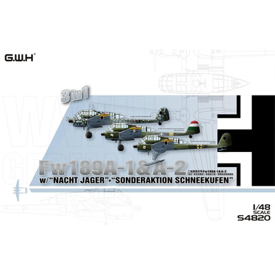S4820 Great Wall Hobby 1/48 Немецкий разведчик Fw189A-1&A-2 с 