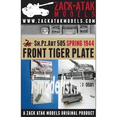 ZA-3501 1/35 Zack Atak Frontal armor plate of the Tiger tank, 505 battalion, spring 1944