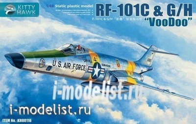 KH80116 Kitty Hawk 1/48 RF-101C & G/H 