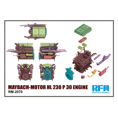 RM-2070 Rye Field Model 1/35 Двигатель MAYBACH-Motor HL 230 P 30