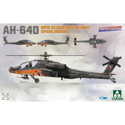 2609 Takom 1/35 Вертолёт AH-64D Block II, поздний