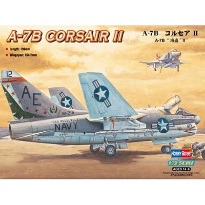 87202 HobbyBoss 1/72 Палубный штурмовик A-7B Corsair II